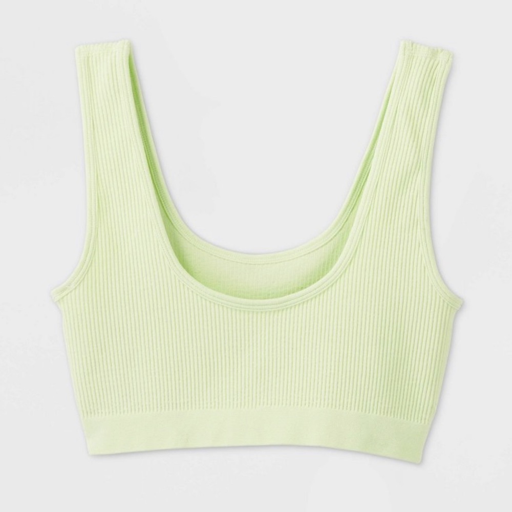 Women's Scoop Neck Bralette - Colsier Bright Green - M
